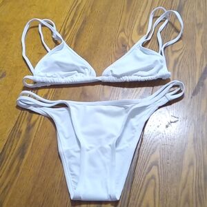 Andie White Bikini Set